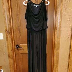 Black Cinched Waist Jumper